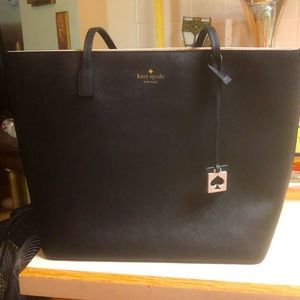 ♠️kate spade black tote bag♠️